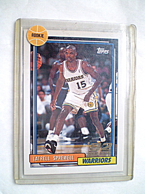 Latrell Sprewell Nba Rookie 1993 Trading Card