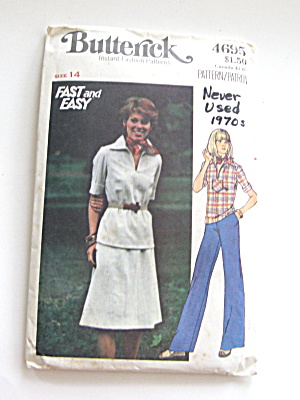 1970 Butterick Vintage Sportswear Pattern
