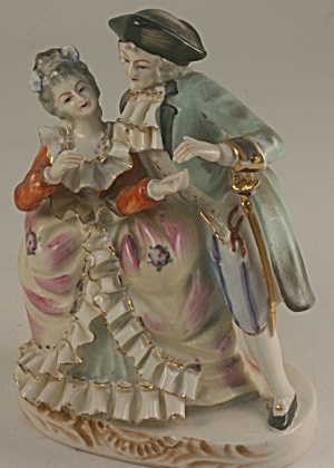 Japan Colonial Couple Figurine