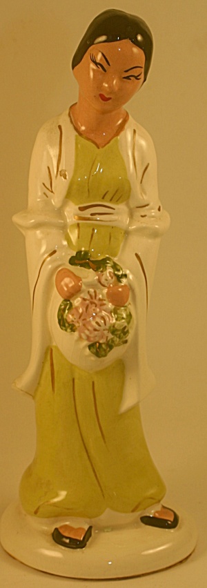 Mid-century Oriental Woman Figurine