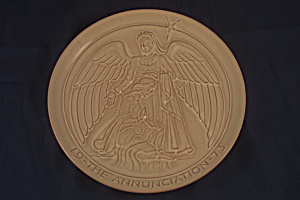Frankoma 1973 The Annunciation Plate