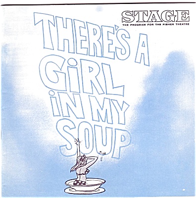 Theres A Girl In My Soup 1969 Program