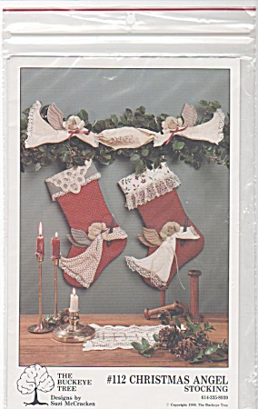 Vintage - Christmas Angel Stocking Pattern - Oop