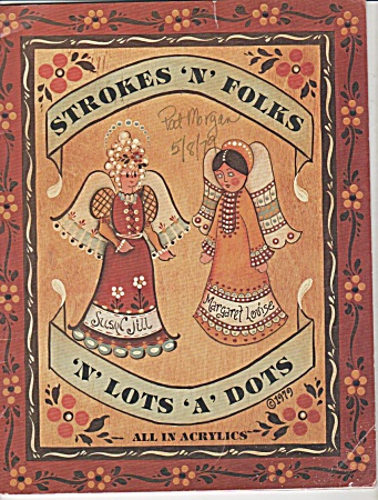 Vintage Strokes N' Folks N Lots A Dots Painting Book
