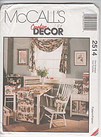 Mccall Home - 2514 - Home Decor - 2514 - Uncut - Oop