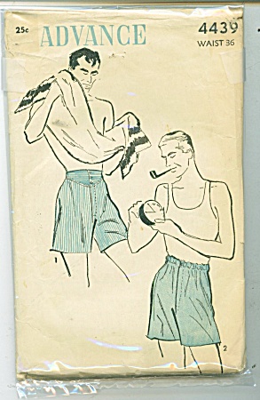 Vintage Advance Mens Boxer Shorts 4439p