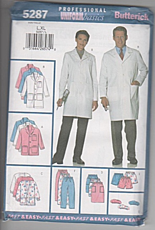 Hospital Coats - Pants - Hat - Pouch - 5287 - Sz L-xl