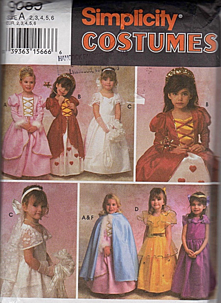 Vintage - Girls Costumes - Bride-princess-etc - 2-6