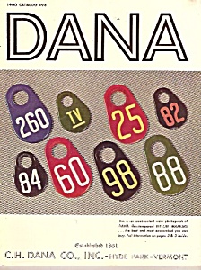 Dana Co. Catalog For 1960 # 98