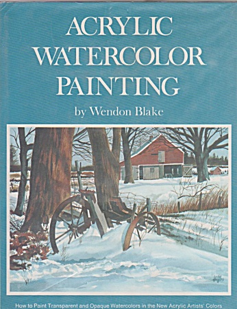 Vintage - Acrylic Watercolor Painting - Blake