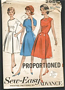 Vintage Miss Blouse Pattern 1960