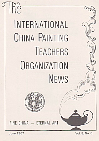 Vintage - Icpto - Ipat - June - 1967 - China Painting