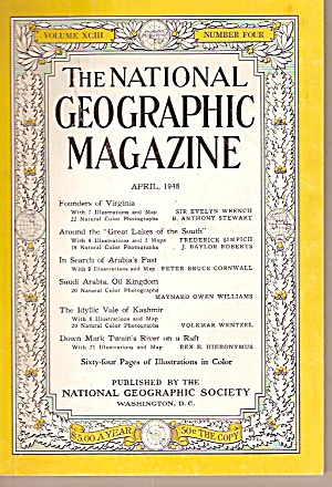 The National Geographic Magazine - April 1948