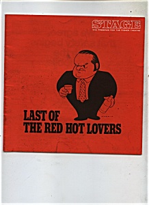 Last Of The Red Hot Lovers Theatre Program Vintage