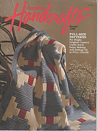 Country Handcrafts Magazine 1988 Bazaar 36 Crafts