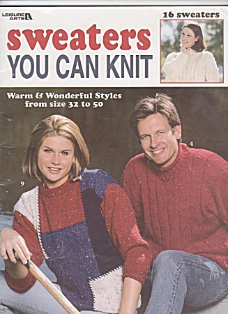 16 Sweaters You Can Knit Book 1999 Family