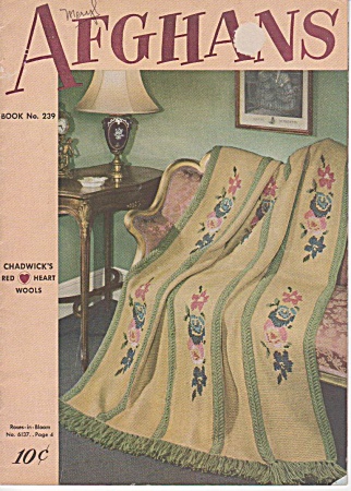 Afghans Book No. 239 (Chadwick's Red Heart Wools 1948