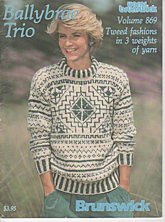 Brunswick Knit Tweed Fashions 1986 #869 Instructions