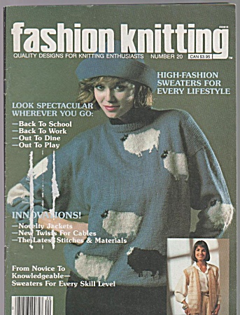 Fashion Knitting Magazine #20 August 1985