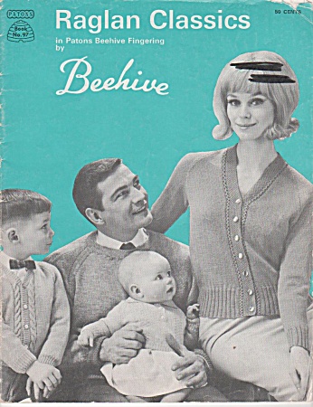 Raglan Classics Beehive Family Sweaters Knitting Book
