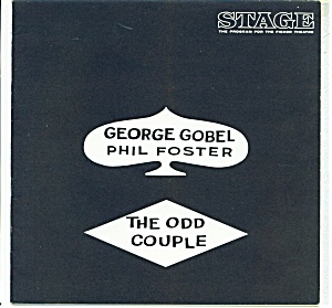 Fisher Theatre Program - The Odd Couple - 1967