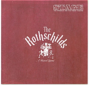 Fisher Stage Program - The Rothschilds - 1969
