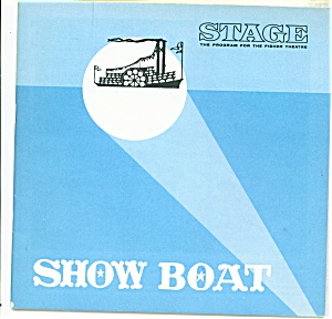 Fisher Stage Program - Show Boat - 1966