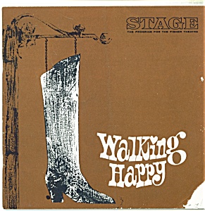 Fisher Stage Program - Walking Happy - 1966fisher Stage