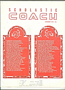 Scholastic Coach - December 1970