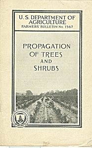 Propagation Of Trees An Shrubs Catalog - Feb. 1932