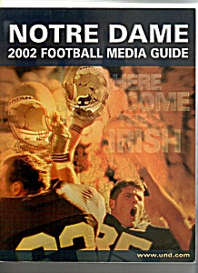 Notre Dame 2002 Football Media Guide.