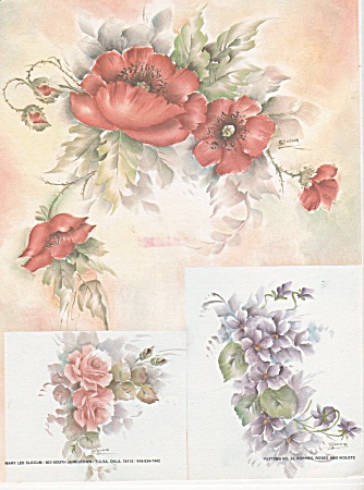 Poppies - Roses - Viiolets - Mary Lee Slocum