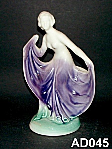 Art Deco Lady Vase