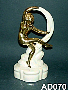 Art Deco Nude Lady Figurine