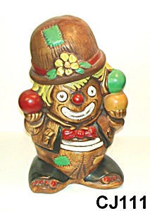 13&quot; Clown Juggler Cookie Jar (Twin Winton)
