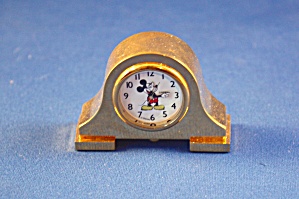 Brass Mickey Anniversary Clock