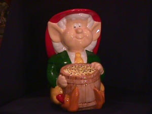 Ernie The Keebler Elf Cookie Jar