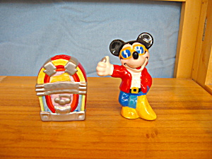 Mickey And Juke Box Salt & Pepper