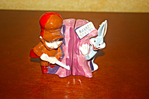 Elmer Fudd & Bugs Bunny On Log Salt & Pepper