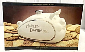 Harley-davidson Hog Cookie Jar W/ Box