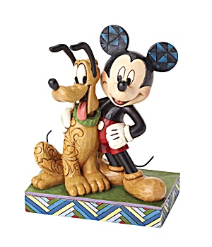 Mickey And Pluto Best Pals Figurine