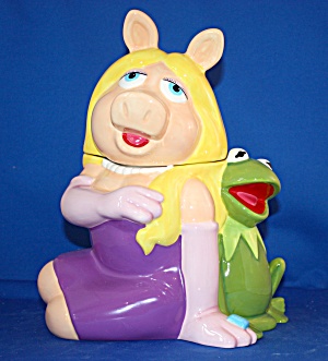Kermit And Piggy Cookie Jar