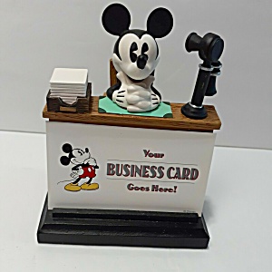 Rare Mickey Mouse Business Card Holder