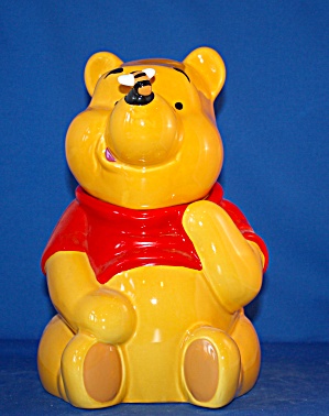 Pooh With Bee On Nose Cookie Jar