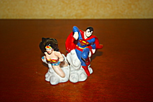 Superman & Wonder Woman Salt & Pepper