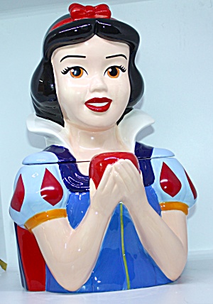 Snow White With Apple Cookie Jar
