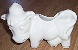 Comical Cow With Hat Planter