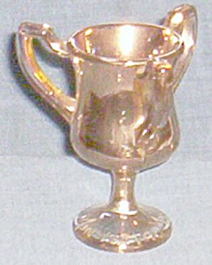 Miniature Glass Trophy Gold Minneota Mn