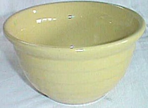 Small Yelloware Ribbed Bowl Yellowware