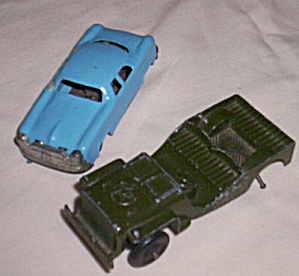 Tootsie Toy Jeep And Friction Car